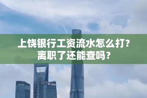 上饶银行工资流水怎么打？离职了还能查吗？
