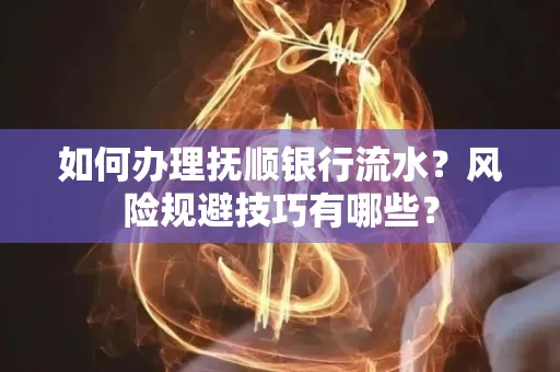 如何办理抚顺银行流水？风险规避技巧有哪些？