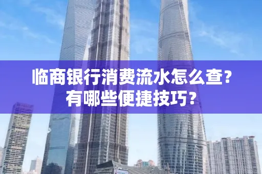 临商银行消费流水怎么查？有哪些便捷技巧？