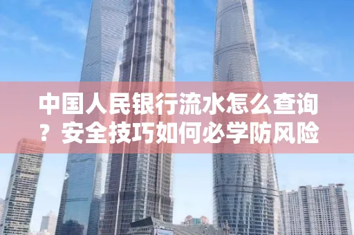 中国人民银行流水怎么查询？安全技巧如何必学防风险