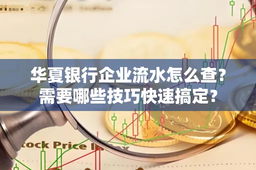 华夏银行企业流水怎么查？需要哪些技巧快速搞定？
