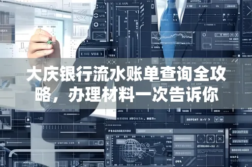 大庆银行流水账单查询全攻略，办理材料一次告诉你