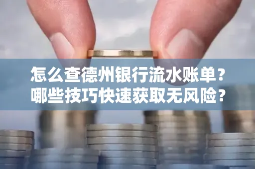 怎么查德州银行流水账单？哪些技巧快速获取无风险？