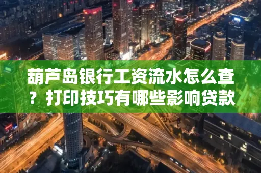 葫芦岛银行工资流水怎么查？打印技巧有哪些影响贷款吗