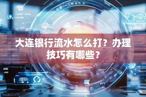 大连银行流水怎么打？办理技巧有哪些？