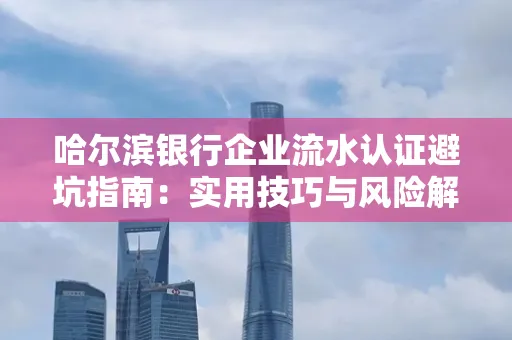 哈尔滨银行企业流水认证避坑指南：实用技巧与风险解析